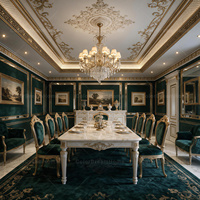 Service de conception 3D pour toute la maison, solution d'intérieur de luxe royale à Dubaï, plan directeur de décoration de manoir