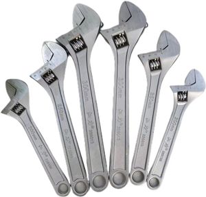 Clé à molette multifonctionnelle réglable à poignée légère, outil de quincaillerie - Product Image 1