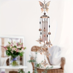 Colibrì fatto a mano grande carillon di vento commemorativo per interni esterni da giardino ornamenti per feste estive decorazione della parete anteriore cortile - Product Image 2