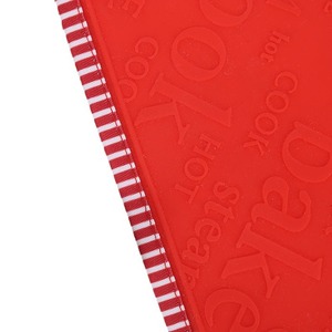 Silicone Heat Insulation Pad <b>Red</b> Rectangle <b>Microwave</b> Oven Kitchen Mat Thickened High Temperature Resistant - Product Image 1