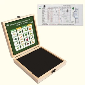 Kits de banque de jardin tout-en-un pour germes et microgreens que 16 variétés biologiques avec tableau - Product Image 2