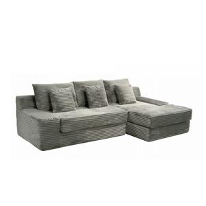 Sofá <span class=keywords><strong>Cama</strong></span> Esquinero Shar-Pei de Espuma de Alta Densidad Comprimida al Vacío, Diseño Moderno y Portátil, para Sala de Estar, Escuela y Hotel - Product Image 4