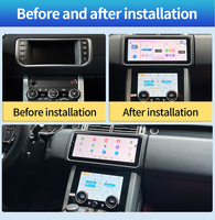 Radio de Navegación Android 13 de 12.3 Pulgadas, 8 Núcleos, 8+256GB para Range Rover Sport 2014-2016, CarPlay Inalámbrico, 4G, DSP, Reproductor de DVD para Auto