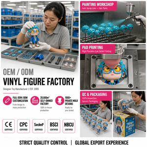 Figurine Personnalisée OEM en PVC Vinyle, Jouet d'Art Imprimé en 3D, Fabricant de Figurines d'Action en Plastique et Mini Figurines - Product Image 2