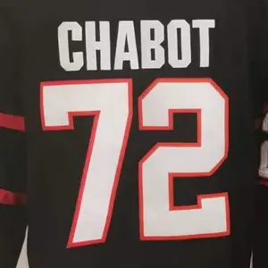 Ottawa Thomas Chabot Black 2020/21 Home Stitched National Hockey Jersey