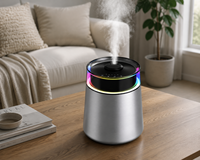 Grand humidificateur ultrasonique de 7 L avec veilleuse LED, 360° °   Diffuseur de brume froide à faible bruit pour la maison et le bureau