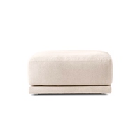 Canapé d'angle en tissu de luxe tendance pour salon, avec coussins moelleux faits à la main, mobilier d'intérieur pour villa