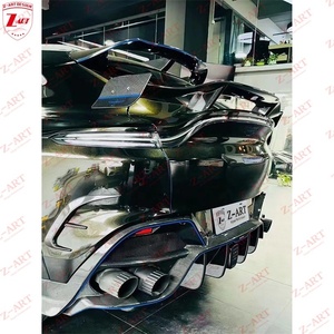 Z-ART Kit de carrosserie en fibre de carbone sèche <span class=keywords><strong>DBX</strong></span> pour Aston Martin <span class=keywords><strong>DBX</strong></span> Kit de carrosserie large pour <span class=keywords><strong>DBX</strong></span> 2020 + - Product Image 6