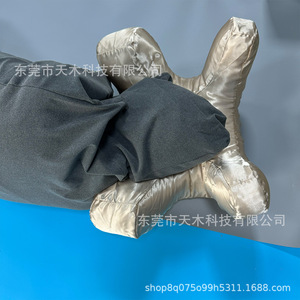 U Shape Beauty Sleep Pillow Satin Soft Cervical Support Pillow For Neck Therapy - Product Image 2