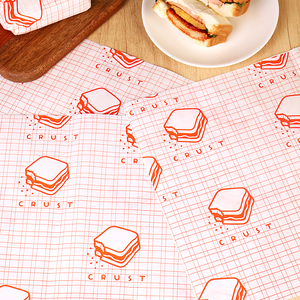 Papel Antigrasa Desechable Biodegradable Ecológico Personalizado de Grado Alimenticio para Sándwiches y <span class=keywords><strong>Hamburguesas</strong></span> - Product Image 3