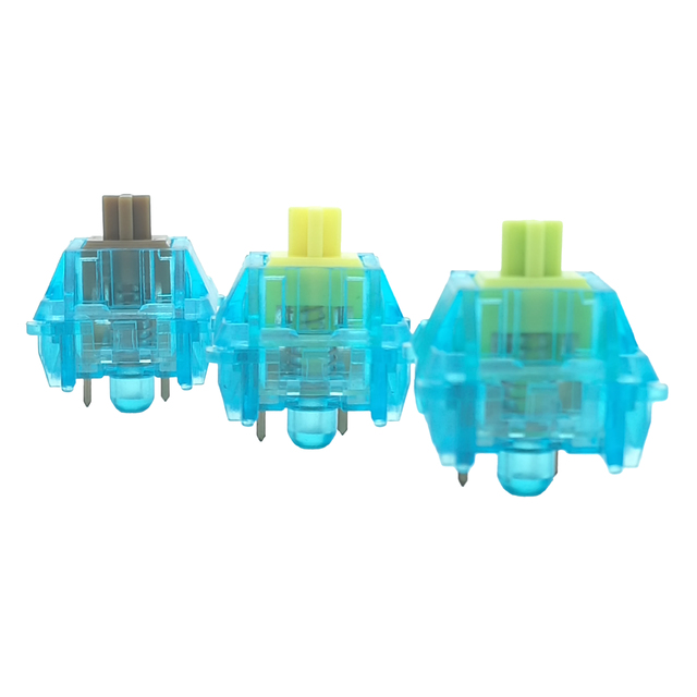 TECSEE Free Samples Translucent Linear Axis Custom Keyboard Switches Kailh Cherry Gateron Mechanical Keyboard Switches