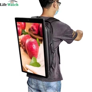 Display Digitale Pubblicitario LCD Premium da 21,5 Pollici, Impermeabile, Portatile, con Batteria a Lunga Durata, per Zaino e Passeggio - Product Image 2