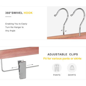 Cintres en <span class=keywords><strong>bois</strong></span> <span class=keywords><strong>de</strong></span> cèdre rouge américain personnalisés, lot <span class=keywords><strong>de</strong></span> 30 - Product Image 6