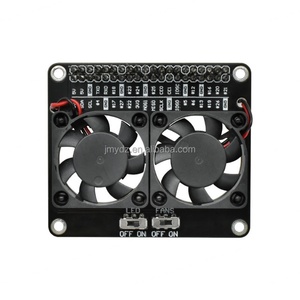 Placa de Expansión con Doble Ventilador para Raspberry Pi 5/4B, con Refrigeración Activa y Luz Ambiental LED - Product Image 2