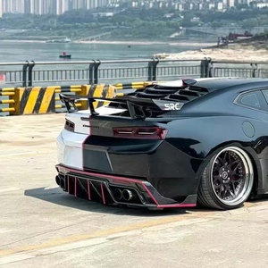 Chất lượng cao Chevrolet <span class=keywords><strong>Camaro</strong></span> ZL1 sợi carbon khuếch tán phía sau Bumper separator xe Body Kit - Product Image 4