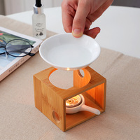 Brûleur à huile essentielle minimaliste brûleur de bougie porte-encens brûleur de fonte de cire d'huile pour la méditation