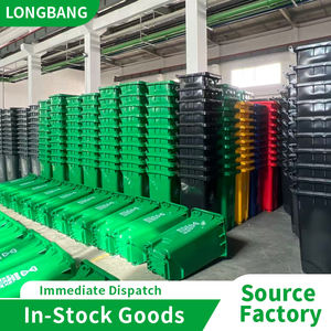 ถังขยะ HDPE ขนาด 100 ลิตร 120 ลิตร 240 ลิตร เป็นมิตรกับสิ่งแวดล้อม พร้อมล้อและแป้นเหยียบ สำหรับใช้งานกลางแจ้ง พร้อมฝาปิด สำหรับรีไซเคิลขยะ - Product Image 6