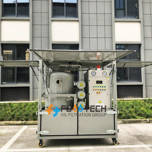 FUOTECH เครื่องฟอกน้ำมัน, เครื่องแยกความชื้นแบบสุญญากาศสองขั้นตอนกันสภาพอากาศ - Product Image 2