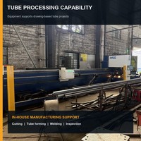 Supports en U sur mesure en acier, pliés et soudés, protections de tuyaux galvanisées, fabrication métallique sur mesure selon plans, service d'usine OEM