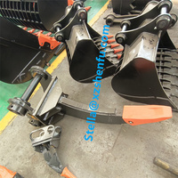 Broyeur à dents simples pour excavatrice, outil de déscompactage du sol pour excavatrices de 12 tonnes