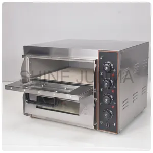Zuinig Commerciële Bakkerij 3000W Draagbare Kleine Food Truck Pizza Oven Steen Base Snack Cake Bakken Oven Mini Elektrische Oven