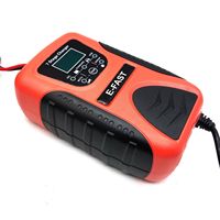 Chargeur de batterie automatique 12V 7A 7 étapes pour voiture, moto, bateau