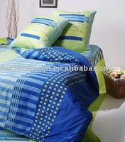 Ensemble de draps en microfibre imprimé 100% polyester tissé de qualité 4 pièces disponible en double taille Queen ou King