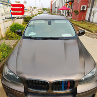 Coque de rétroviseur latéral moulée par injection en ABS noir brillant style M Performance Racing, compatible avec BMW X5 E70 X6 E71 2006-2014
