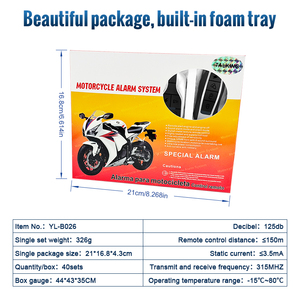 Einweg-Smart-Motorrad-Sirenen-Alarmsystem für Autos und Motorräder - Product Image 6