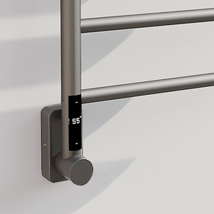 Novo Design de Toalheiro Elétrico Aquecido com Controle de Tempo para Banheiro Aquecedor de Toalhas em Aço Inoxidável - Product Image 3