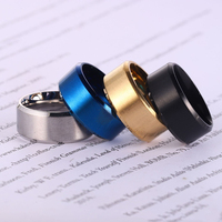 Hochwertige Edelstahl-Ringrohlinge, beliebter Titanring für Herren