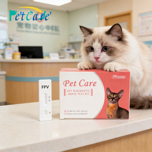 Kit de Tiras Reactivas Veterinarias para Mascotas, Certificado CE, Reutilizable, Prueba Rápida Felina y Canina para FIV, FPV, FCV, FHV, CPV, CDV, CCV, <span class=keywords><strong>TOXO</strong></span> - Product Image 1