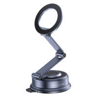 Support de téléphone magnétique pliable Boneruy X79Z pour voiture, support de téléphone à ventouse pour rotation à 360 degrés, flexible