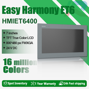 Nueva Pantalla Táctil Industrial HMI Easy Harmony ET6 HMIET6400 Original de 7 Pulgadas, 16 Millones de Colores TFT, DC24V, Panel Táctil de 7 Pulgadas - Product Image 1