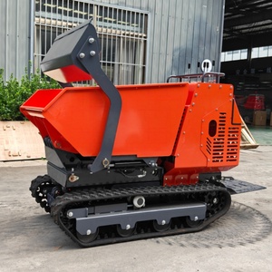 1200kg Bestselling Products Full Hydraulic Crawler Mini <b>Dumper</b> Truck Automatic <b>Tracked</b> Gasoline Dump - Product Image 2