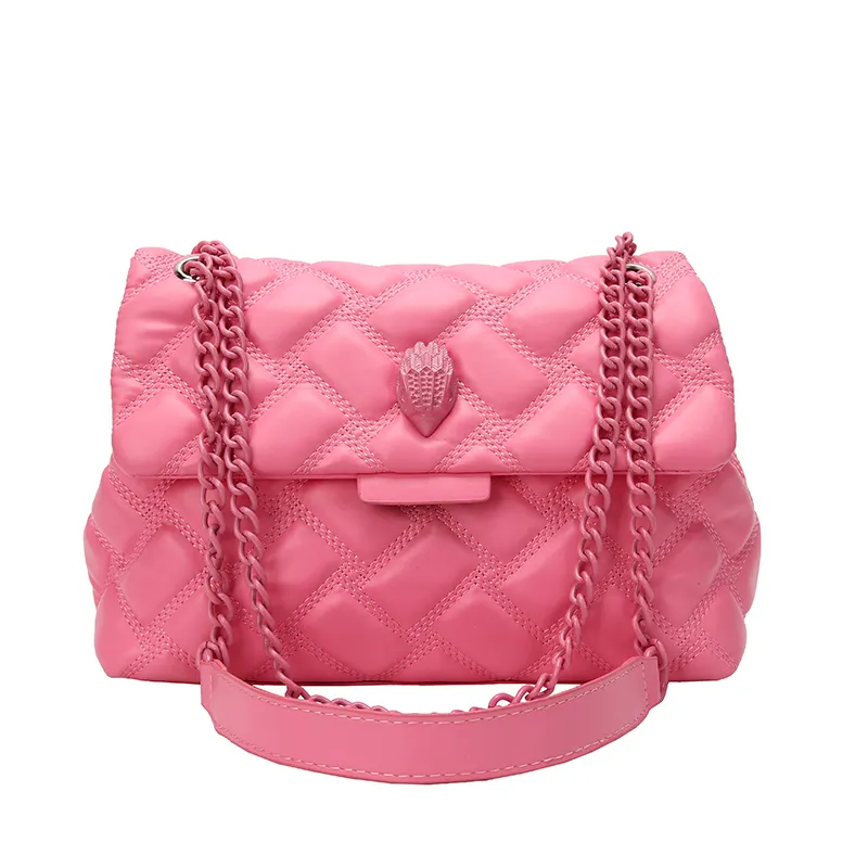 Designer chain bag leather Pu Leather square handbags womens shoulder bags animal medium handbags