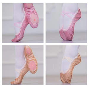 Chaussures <span class=keywords><strong>de</strong></span> ballet à paillettes Yoga Gym Chaussons plats Rose Bleu Rose <span class=keywords><strong>Rouge</strong></span> Couleurs Ballet Chaussures <span class=keywords><strong>de</strong></span> <span class=keywords><strong>danse</strong></span> pour filles Enfants Femmes Enseignant - Product Image 4