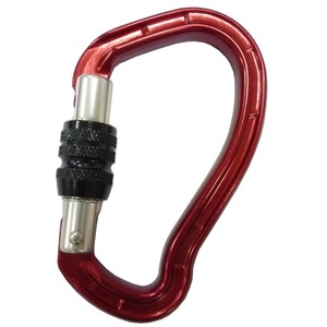 Mousqueton en alliage d'aluminium (anodisé) Bent Gate, fabricant OEM/ODM Taïwan, 25kN, 55g, certifié CE EN 12275 - Product Image 6