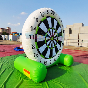 Commercial kids interactive sports <b>games</b> giant <b>inflatable</b> soccer football kick dart board - Product Image 6