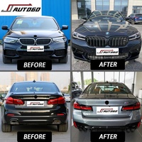 Kit de carrosserie de conversion de modification automobile pour BMW Série 5 G30 18-20 Mise à jour au style M5 21+ Pare-chocs avant + arrière + calandre + jupe latérale