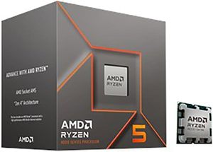 Processeur informatique 5 8400f, 6 cœurs et 12 threads de traitement, architecture Zen4 avancée, 4,7 GHz, pack en vrac R5 8400f le plus performant - Product Image 2