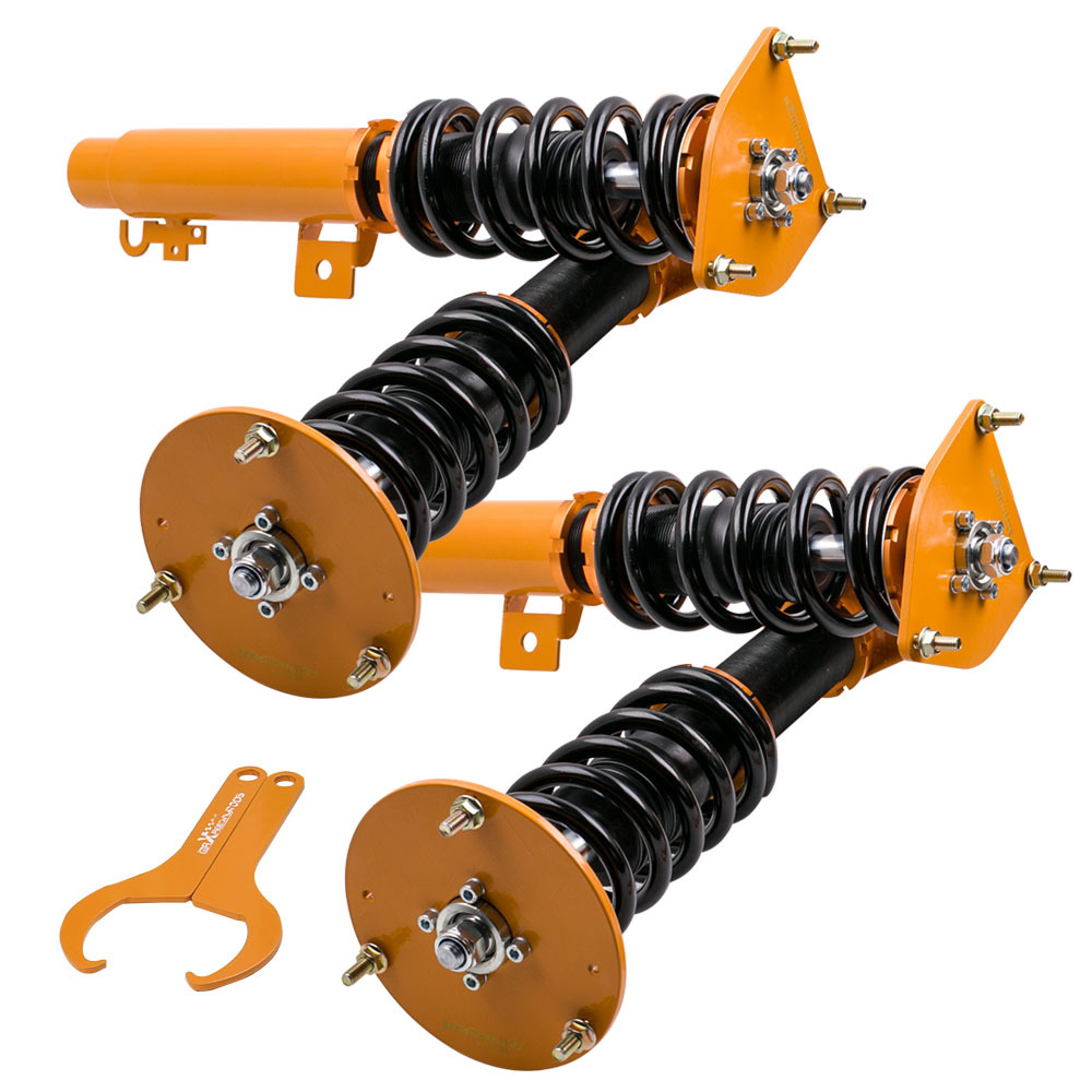 Detroit Axle Front Struts & Rear Shocks For 1996-2005 Ford Taurus Mercury Sable | Complete Coil Spring Assembly