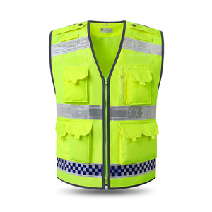 Likai Safety Reflective Vest Multi-pocket High Visibility Road Construction Traffic Patrol Uniform - Product Image 5