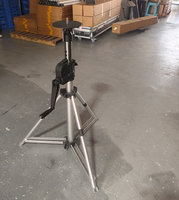Support de scène robuste à manivelle avec barre en T, tour de levage en aluminium pour projecteurs PAR et projecteurs à faisceau