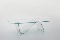 Table basse design villa light en plastique renforcé de fibre de verre de luxe dessus de table en marbre table d'appoint de salon personnalisée