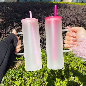 Lot de 25 tasses en verre givré de 20 oz, droites et fines, vierges pour sublimation, pour wraps UV DTF, vente en gros - Product Image 2