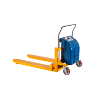 Chariot élévateur à ciseaux électrique, chariot à palettes mobile à ciseaux hydrauliques, levage de 800 mm