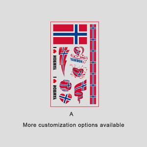 Calcomanía Facial <span class=keywords><strong>para</strong></span> Niños, Lavable, Segura, Tatuaje Temporal con Diseño de Bandera, <span class=keywords><strong>para</strong></span> Niños - Product Image 6