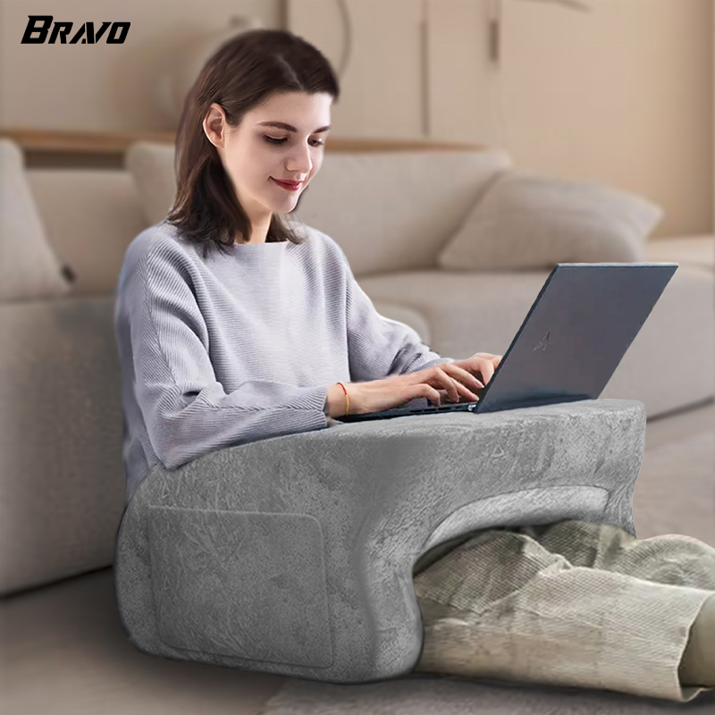 Chair Pillow With Arms Back Pillow For Bed Sitting Up, Reading