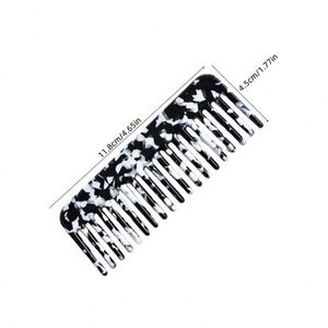 <b>Creative</b> <b>Gift</b> Wide Tooth Colour Acetate Comb for Hair Detangling - Product Image 2